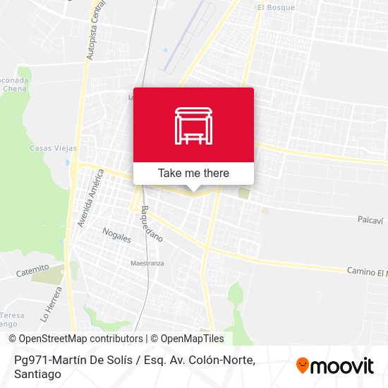 Pg971-Martín De Solís / Esq. Av. Colón-Norte map