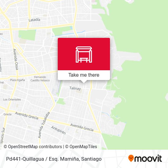 Pd441-Quillagua / Esq. Mamiña map