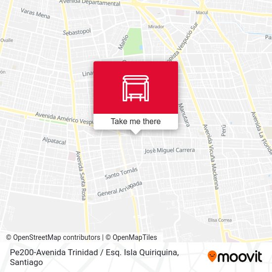 Pe200-Avenida Trinidad / Esq. Isla Quiriquina map