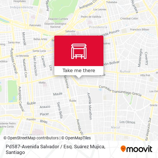 Pd587-Avenida Salvador / Esq. Suárez Mujica map