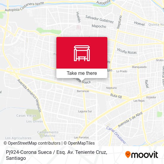 Pj924-Corona Sueca / Esq. Av. Teniente Cruz map