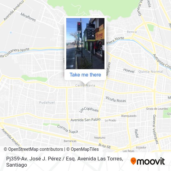 Pj359-Av. José J. Pérez / Esq. Avenida Las Torres map