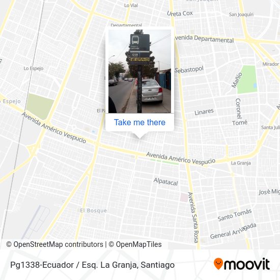 Pg1338-Ecuador / Esq. La Granja map