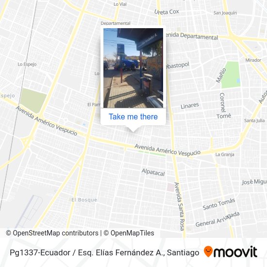 Mapa de Pg1337-Ecuador / Esq. Elías Fernández A.