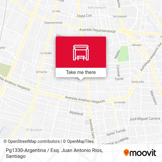 Mapa de Pg1330-Argentina / Esq. Juan Antonio Ríos