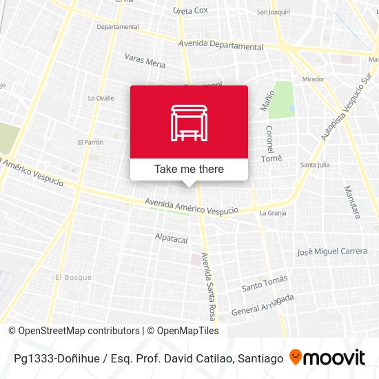 Mapa de Pg1333-Doñihue / Esq. Prof. David Catilao