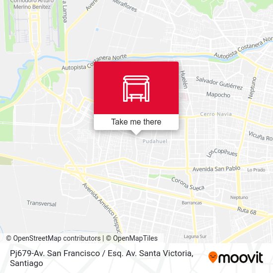 Pj679-Av. San Francisco / Esq. Av. Santa Victoria map