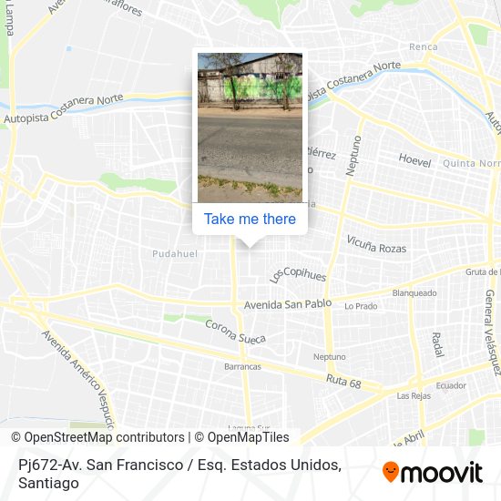 Pj672-Av. San Francisco / Esq. Estados Unidos map