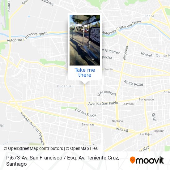 Pj673-Av. San Francisco / Esq. Av. Teniente Cruz map