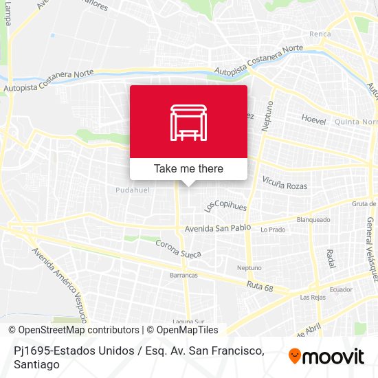 Mapa de Pj1695-Estados Unidos / Esq. Av. San Francisco