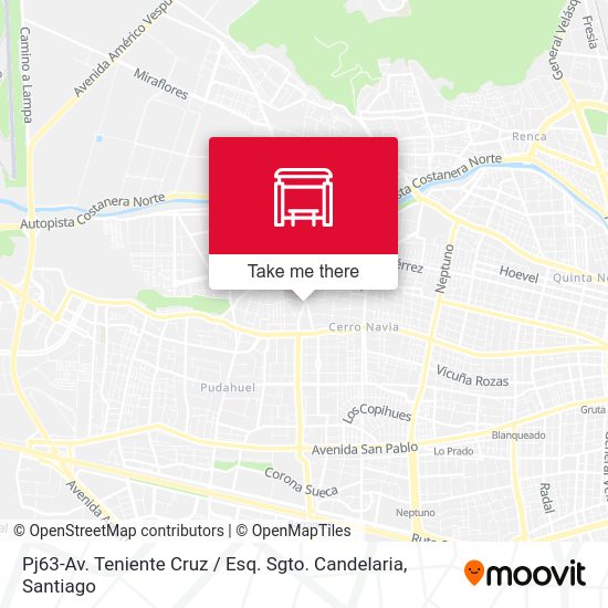 Pj63-Av. Teniente Cruz / Esq. Sgto. Candelaria map