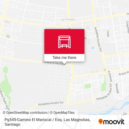 Pg545-Camino El Mariscal / Esq. Las Magnolias map