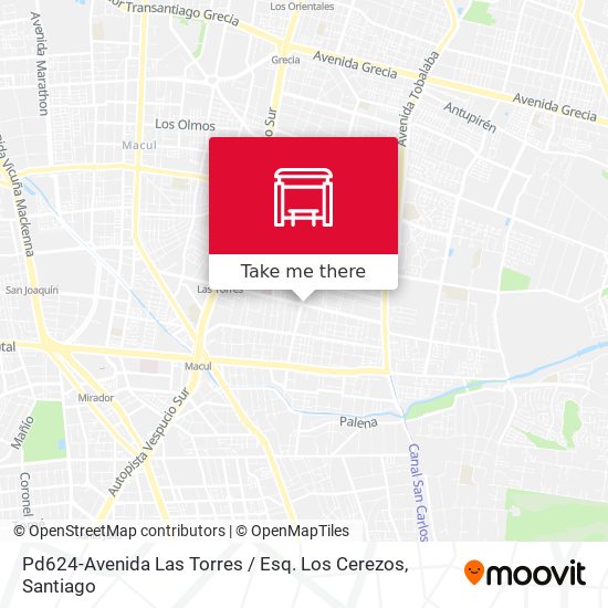 Pd624-Avenida Las Torres / Esq. Los Cerezos map