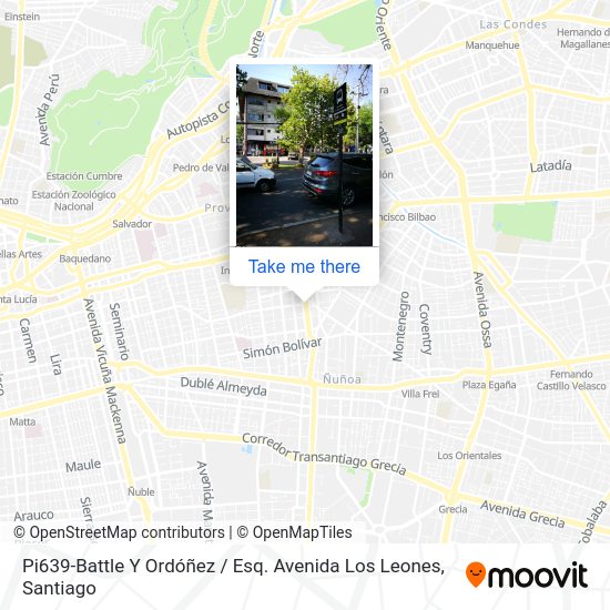 Pi639-Battle Y Ordóñez / Esq. Avenida Los Leones map