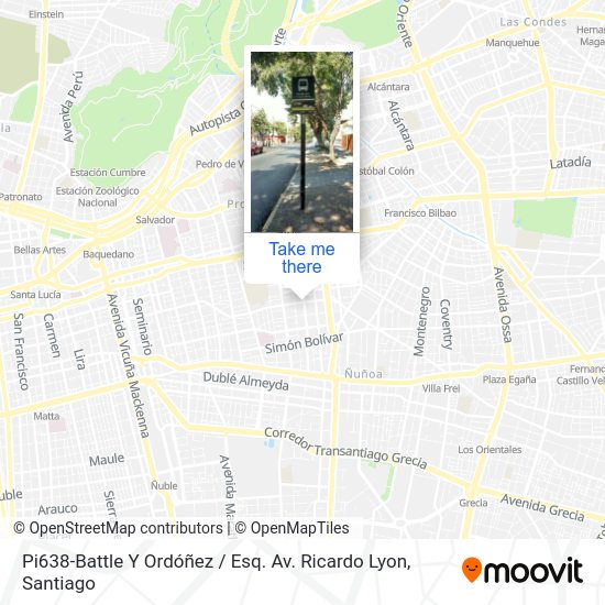 Pi638-Battle Y Ordóñez / Esq. Av. Ricardo Lyon map
