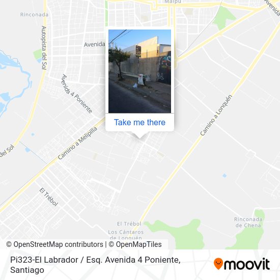 Pi323-El Labrador / Esq. Avenida 4 Poniente map