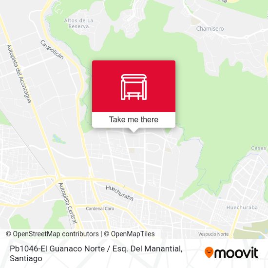 Pb1046-El Guanaco Norte / Esq. Del Manantial map