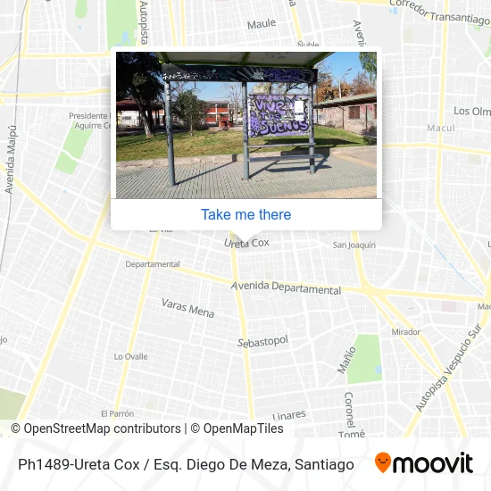 Ph1489-Ureta Cox / Esq. Diego De Meza map