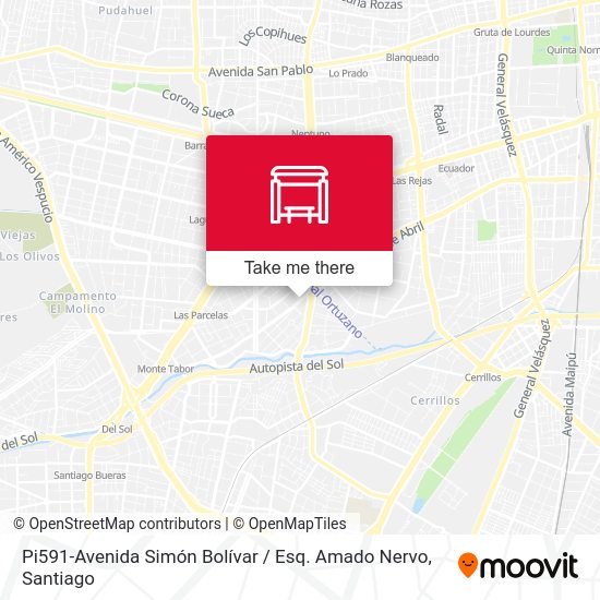 Pi591-Avenida Simón Bolívar / Esq. Amado Nervo map