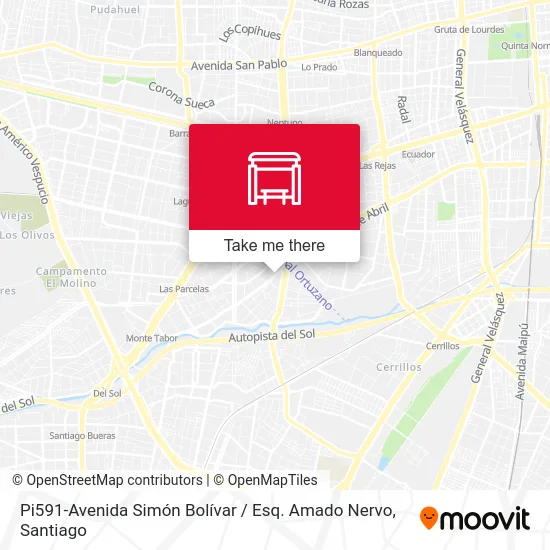 Pi591-Avenida Simón Bolívar / Esq. Amado Nervo map