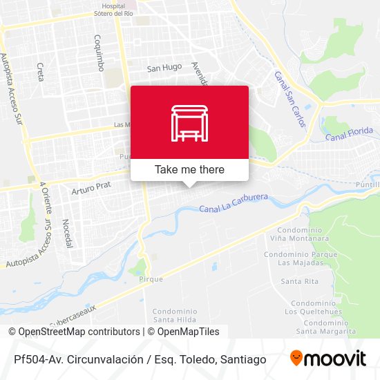 Mapa de Pf504-Av. Circunvalación / Esq. Toledo
