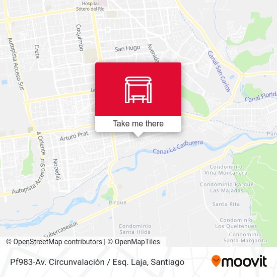 Pf983-Av. Circunvalación / Esq. Laja map