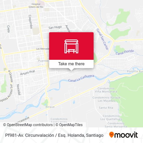 Mapa de Pf981-Av. Circunvalación / Esq. Holanda