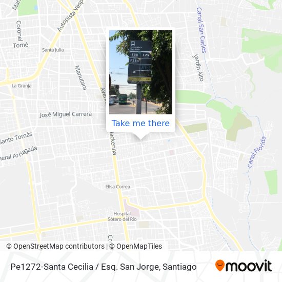 Pe1272-Santa Cecilia / Esq. San Jorge map
