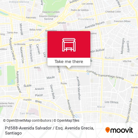 Pd588-Avenida Salvador / Esq. Avenida Grecia map