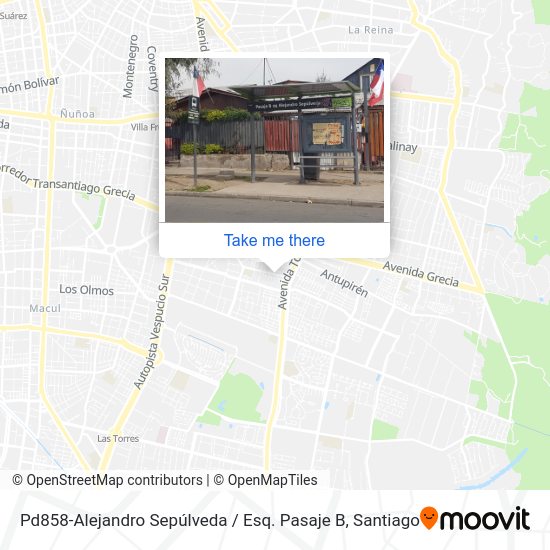 Mapa de Pd858-Alejandro Sepúlveda / Esq. Pasaje B