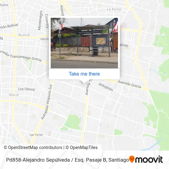 Pd858-Alejandro Sepúlveda / Esq. Pasaje B map