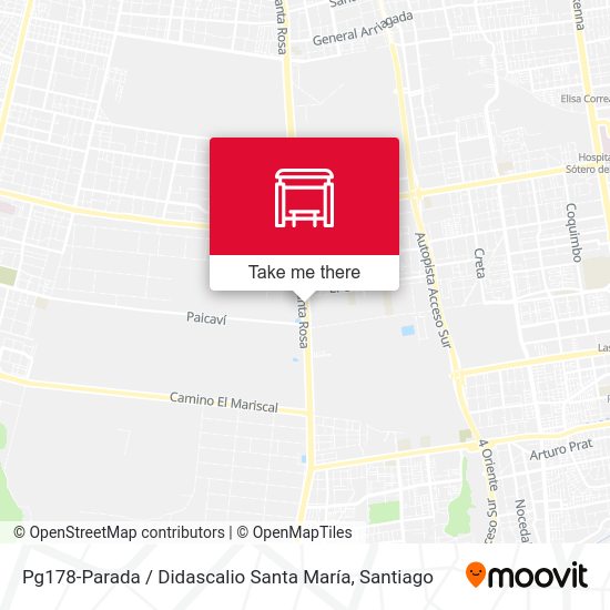 Pg178-Parada / Didascalio Santa María map