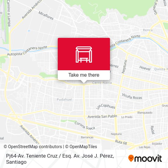 Pj64-Av. Teniente Cruz / Esq. Av. José J. Pérez map