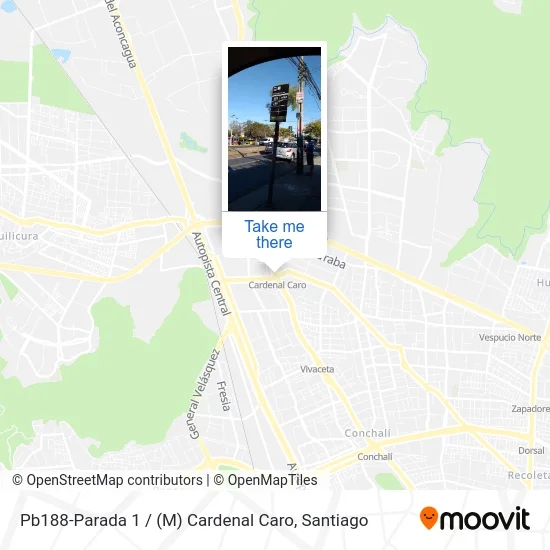 Pb188-Parada 1 / (M) Cardenal Caro map