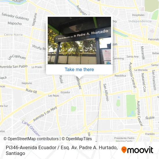 Pi346-Avenida Ecuador / Esq. Av. Padre A. Hurtado map