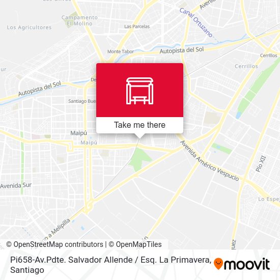 Pi658-Av.Pdte. Salvador Allende / Esq. La Primavera map
