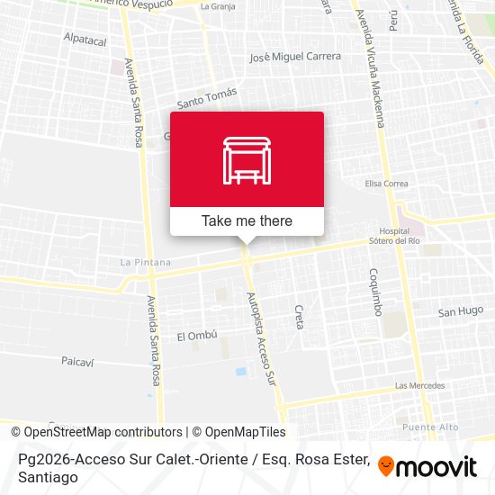 Mapa de Pg2026-Acceso Sur Calet.-Oriente / Esq. Rosa Ester