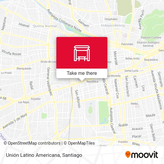 Unión Latino Americana map
