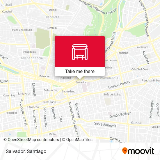Salvador map