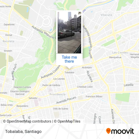 Tobalaba map