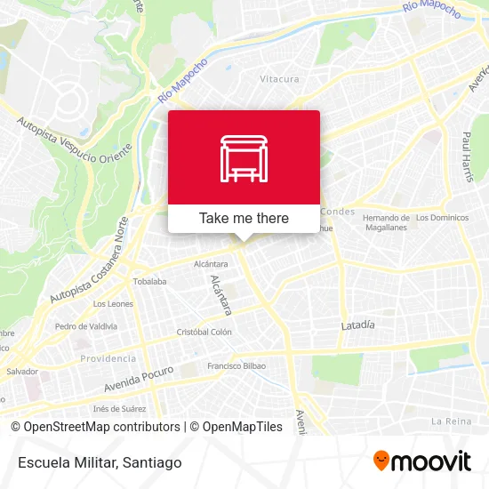 Mapa de Escuela Militar