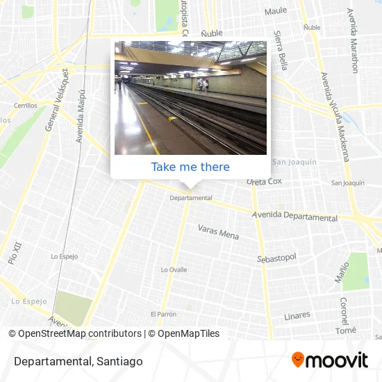 Departamental map