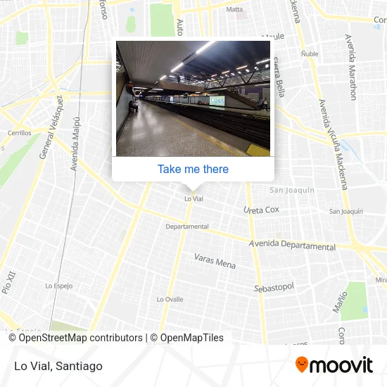 Mapa de Lo Vial