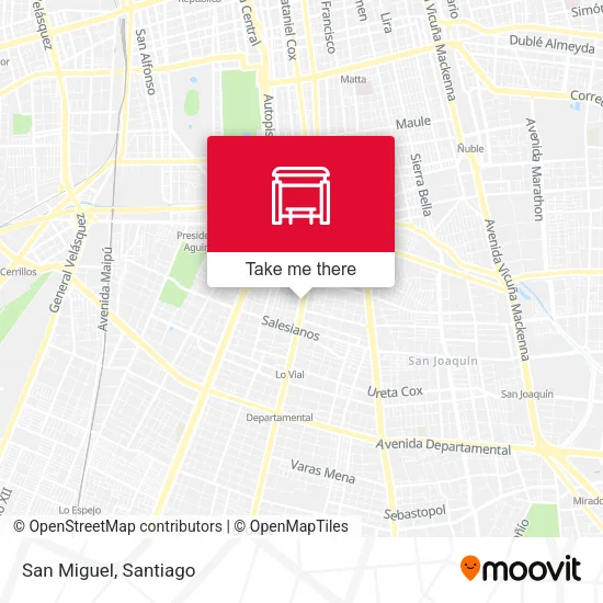 San Miguel map