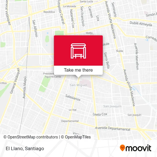El Llano map