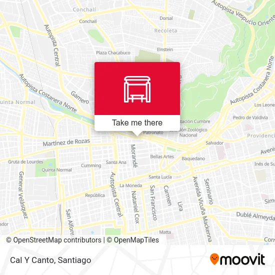 Cal Y Canto map