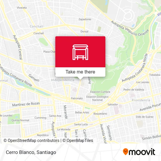 Cerro Blanco map