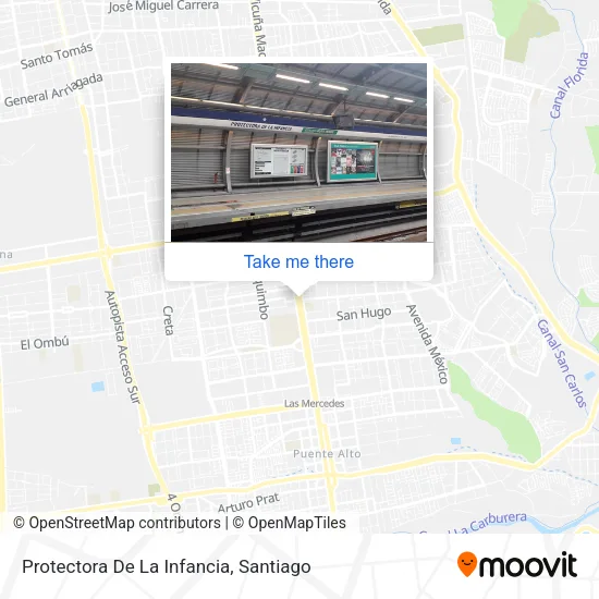 Protectora De La Infancia map
