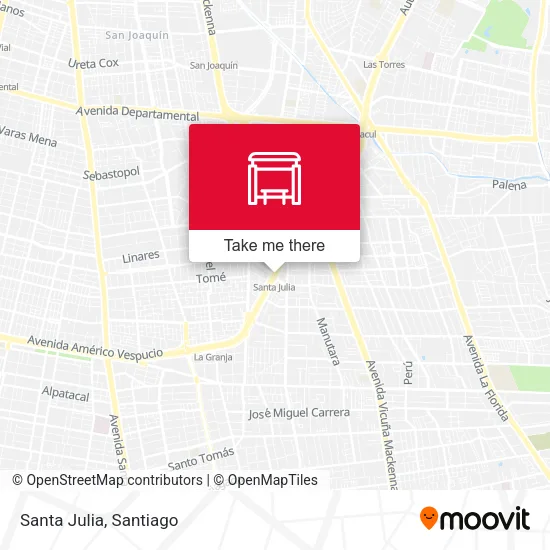 Santa Julia map