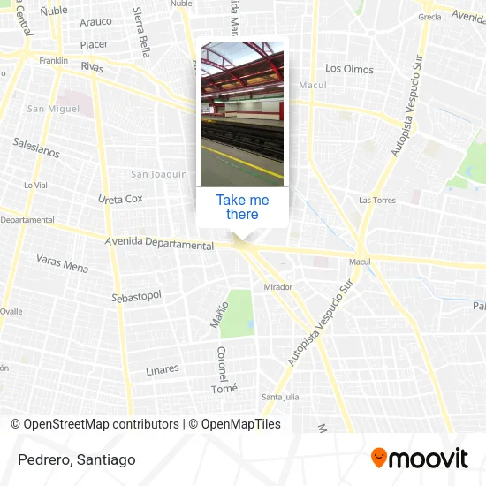 Pedrero map